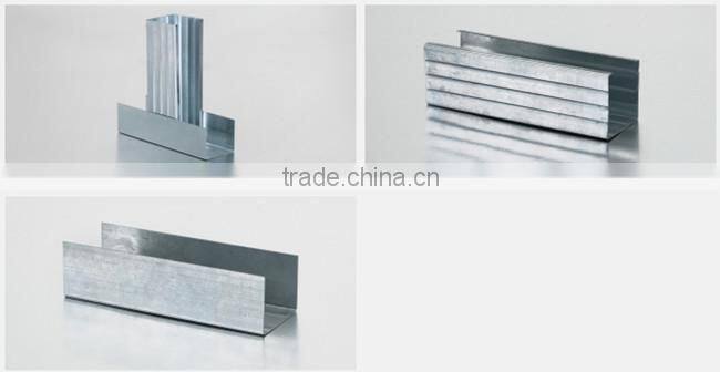 metal stud/top hat/metal roof batten/ c section on sales