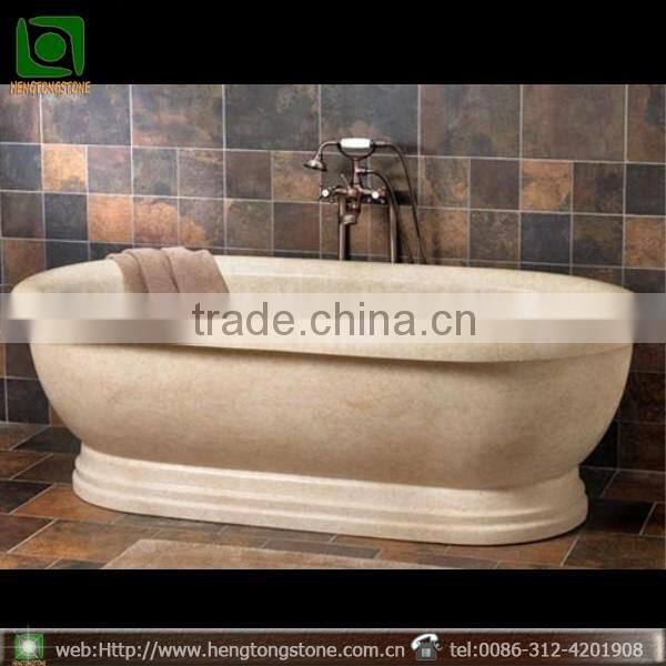 quyang factory supply artificial stone bathtub