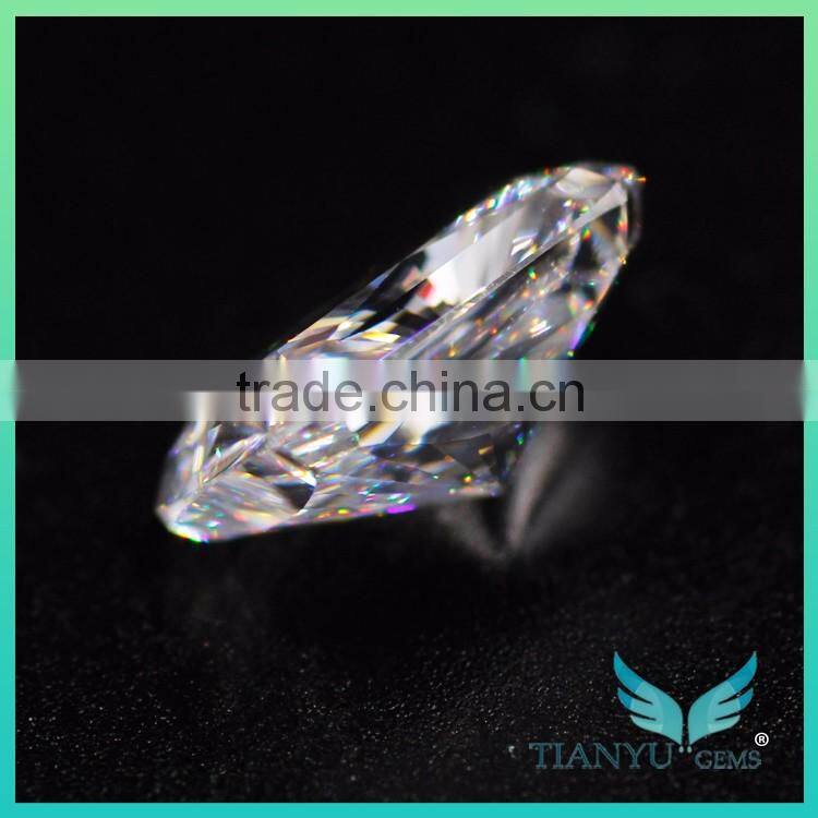 Best Price Wholesale 8X10mm Retangle Radiant Cut White Moissanite