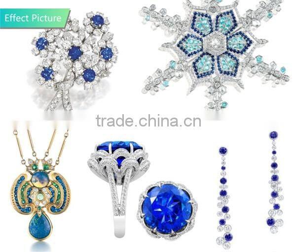 114# synthetic blue spinel