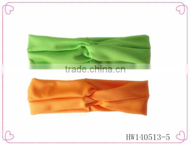 high quality polyester sport athletic headband 2014