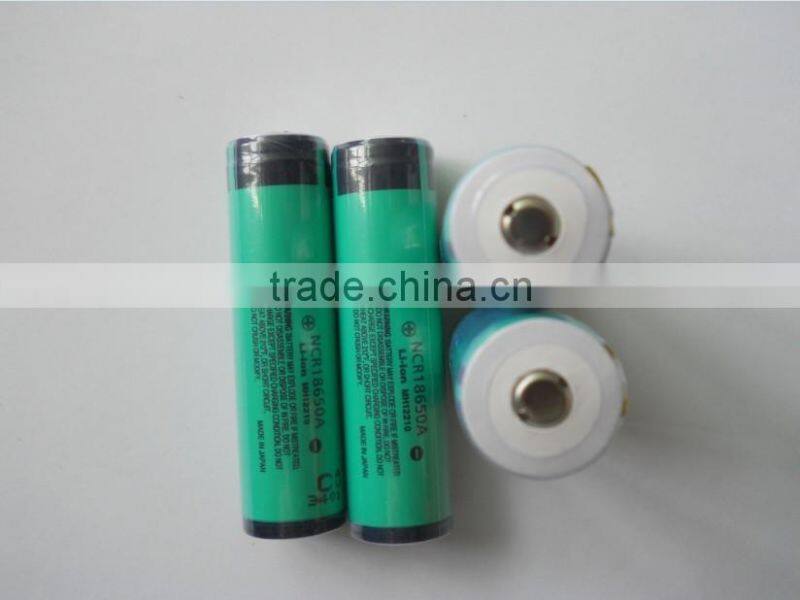 protection 18650 NCR18650A 3100mAh 3.6V for panasonic battery button top protected