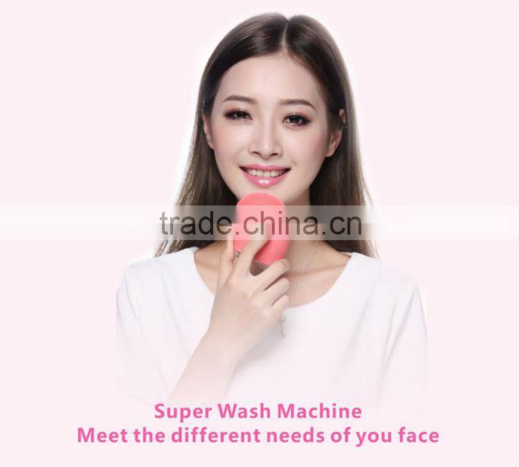 Wholesale USB rechargeable Skin Care ultrasound machine sonic face brush Best facial cleansing brush