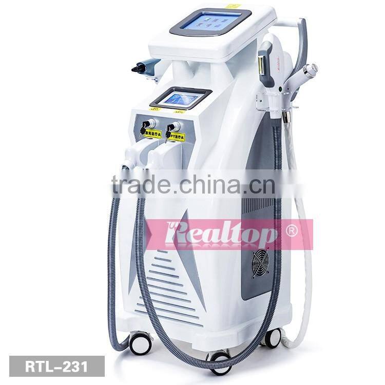 factory direct wholesale !!laser opt rf ipl rf shr hair removal YAG yag laser tattoo removal equipment