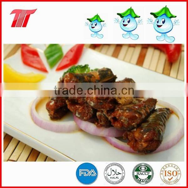 Canned Mackerel in Tomato Sauce with High Quality