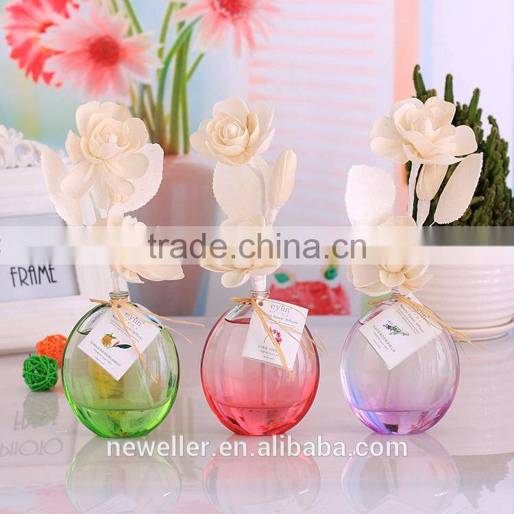 Amazon eco-friendly colored artificial flowers with square bottle