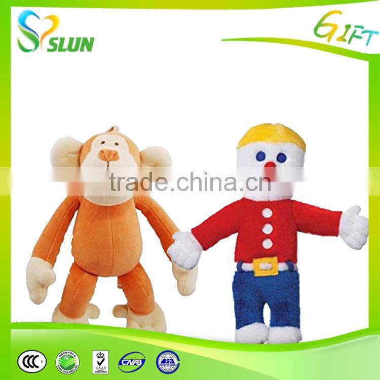 Custom plush dog pet toy with squeaker