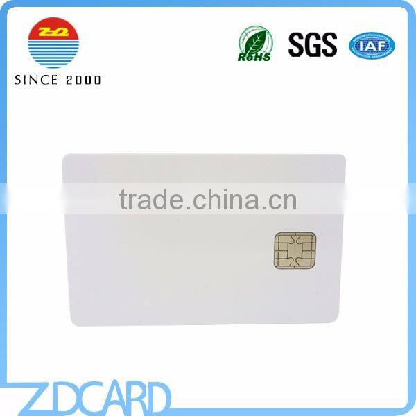 White Java Dual Interface CPU Smart Card