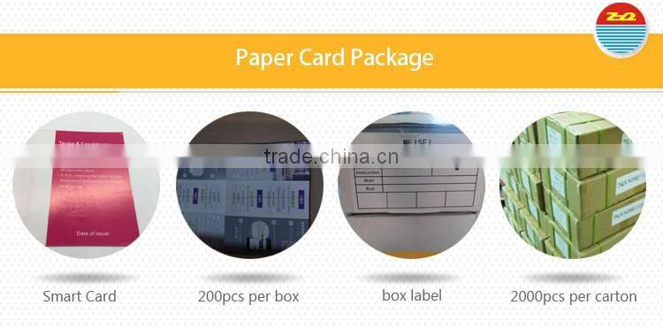 RFID offset colorful plastic printed access card