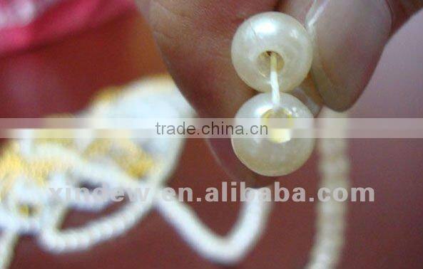 Plastic pearl round beads in good price