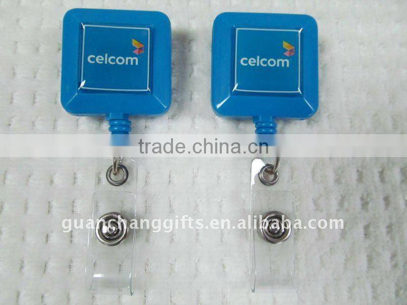 metal yoyo id badge reel