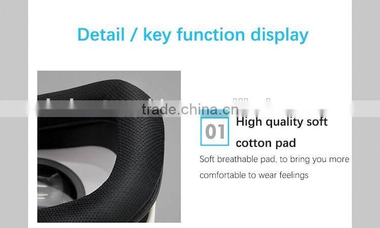 Consumer Electronics 2016 High Quality Leather VR BOX, Online Shopping VR 3d Glasses VR Helmet