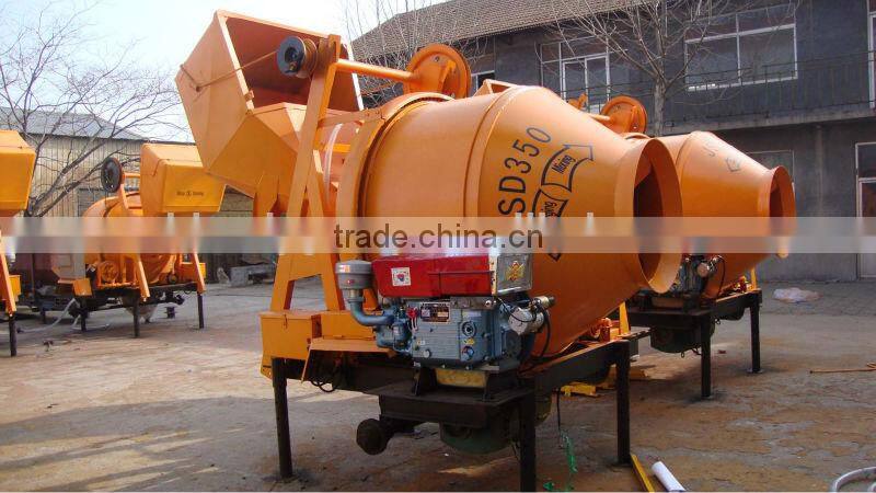 High cost performance JZC350 non electric concrete mixer
