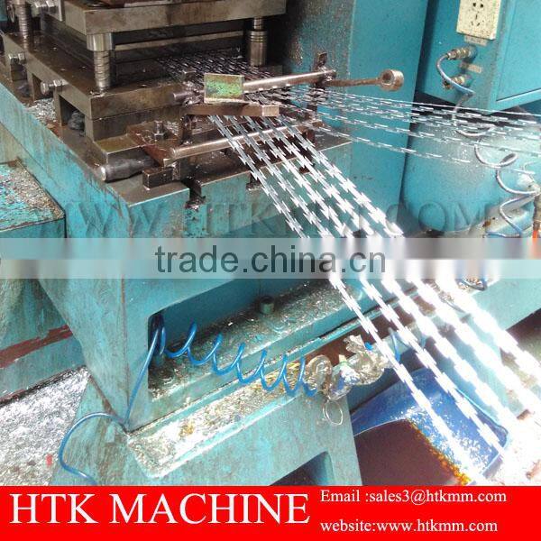 High Speed razor wire making machine / razor barbed wire machine / concertina razor wire machine