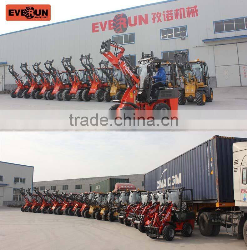 EVERUN 2.0ton Loading Machine ER20 CE Farm Tools Front Wheel Loader with Spare Parts for Sale Germany