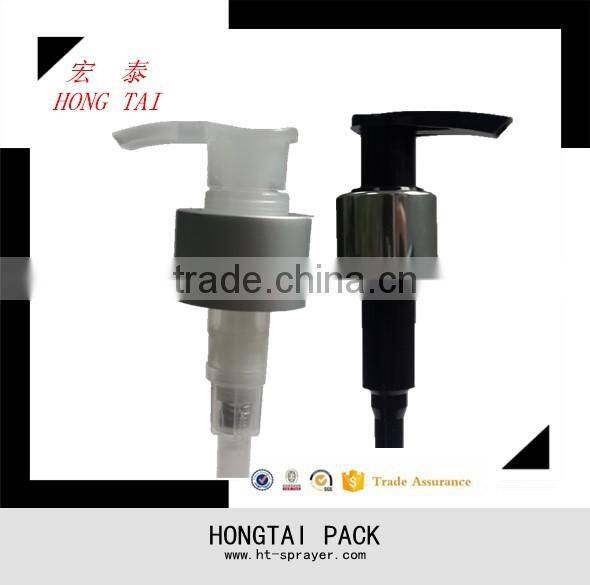 cosmetic bottle packaging with silver flip top cap 24/410