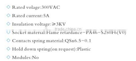 HEIGHT Hot Sale RX78602 Relay Socket /6 pin Relay Socket with High Quality Factory Price