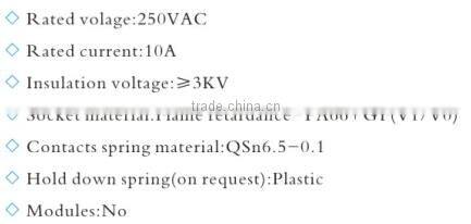 HEIGHT Hot Sale PTF14A Relay Socket / 12pin Relay Socket/General relay socket with High Quality Factory Price