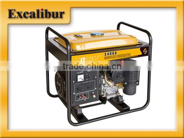 220V manual gasoline generator with single-phase made in China