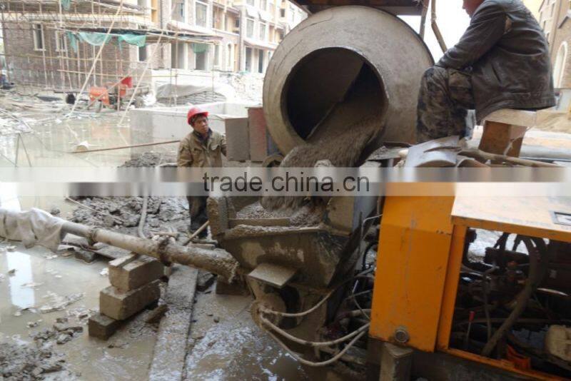 HBT30-10D Hydraulic small diesel trailer-mounted concrete trailer pump