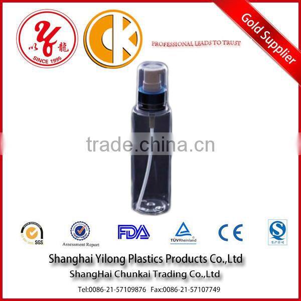 Transparent 120ml Spray Clear Cosmetic Plastic Bottles