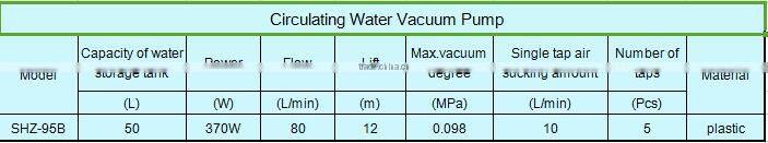 The Latest High Quality Chemical Laboratory Double Circulating Water Vacuum Pump