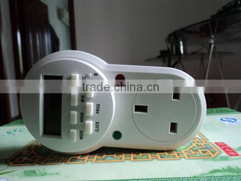Weekly Digital timer socket,digital lighting timer