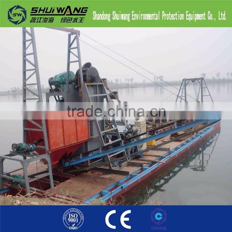 chain bucket sand/alluvial mining dredger sea sand dredger