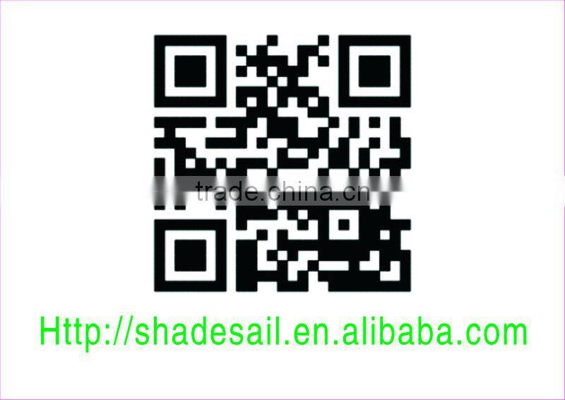 100% HDPE net UV Block breathable fabric Rectangle Shade Sail