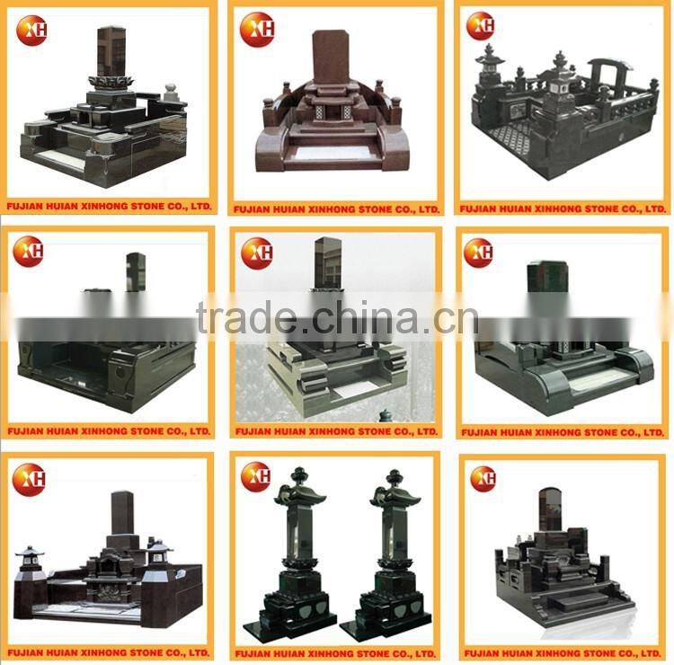 Japanese marble/granite kerbs for gravestone with letter by engraving machine