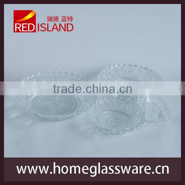 clear and cheap glass tray of dishware type and CE/EU ,SGS CERTIFICATION