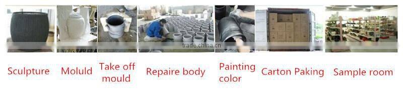 blue excellent ceramic drum stool for garden