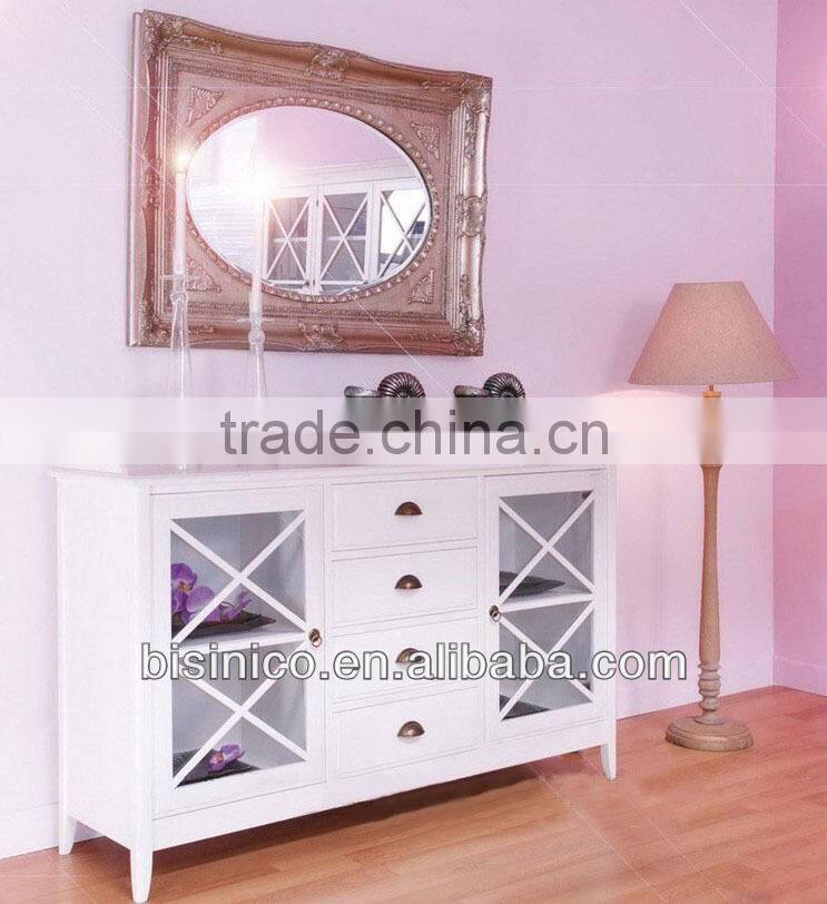 Luxury Spanish style wooden dinning room sideboard