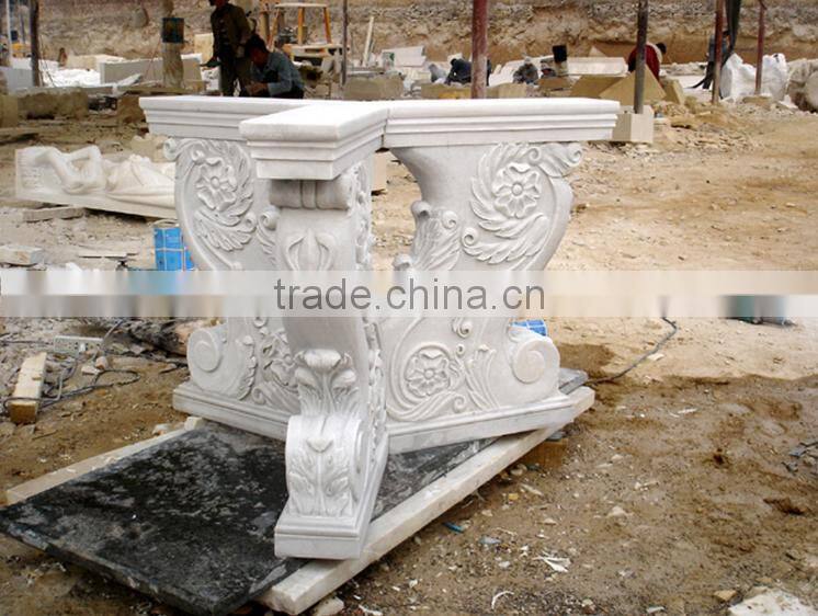New style onyx carving stone marble table base