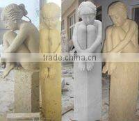 Garden Marble Statue Pillar Design
