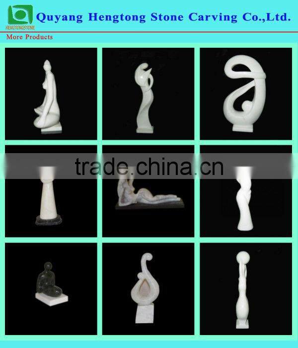 White Marble Abstract Carving Sculpture