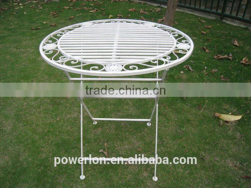 2014 New Design UK Gothic Style Round Chair Elegant Antique white color