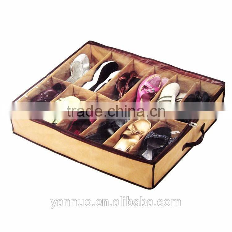 Nonwoven shoe box storage bag home finishing bag As Seen On TV 2017