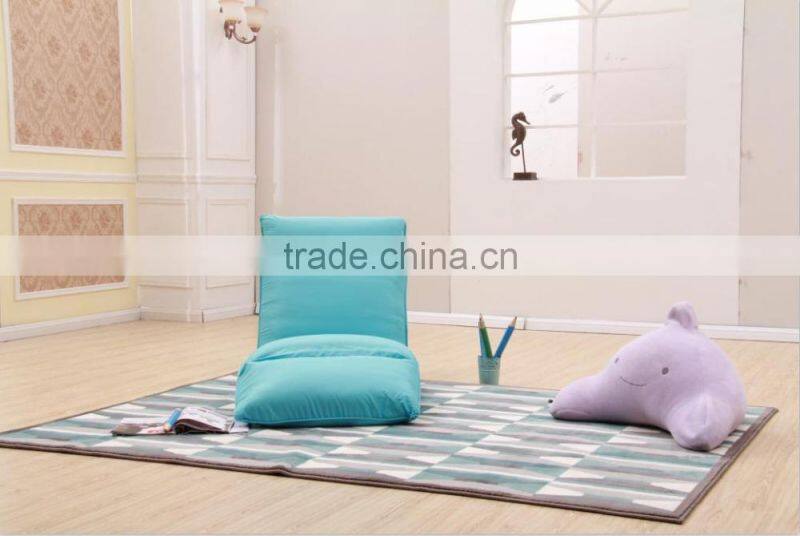 Elegant Blue Color Modern Fashion Fabric Recliner Lazy Sofa Sets For Outdoor Furniture