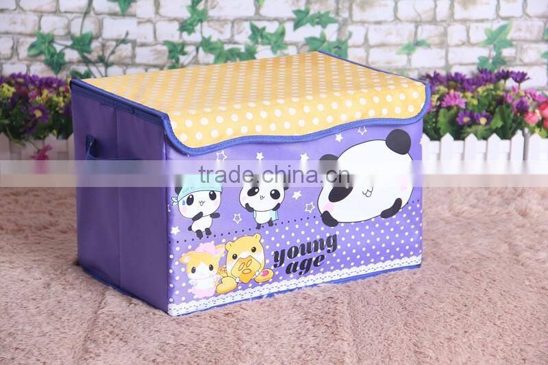 N489 Household Non Woven Box Foldable Storage Box Storage Organizer