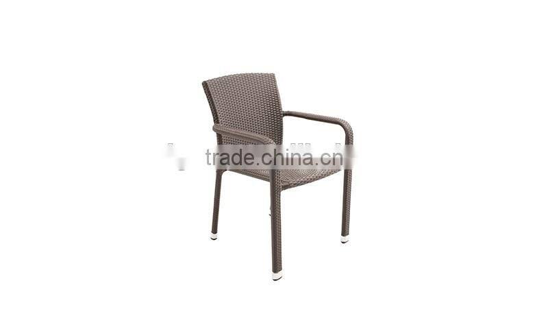 2017 Trade Assurance outdoor cheap ergonomic synthetic rattan aluminium simple design armchairs on sale
