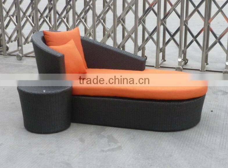 2016 modern rattan recliner chair outdoor furniture wicker chaise lounge