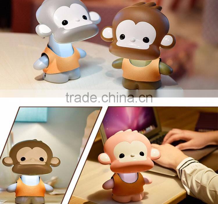 Battery operated home furniture decoration energy saving animal USB led night lamp