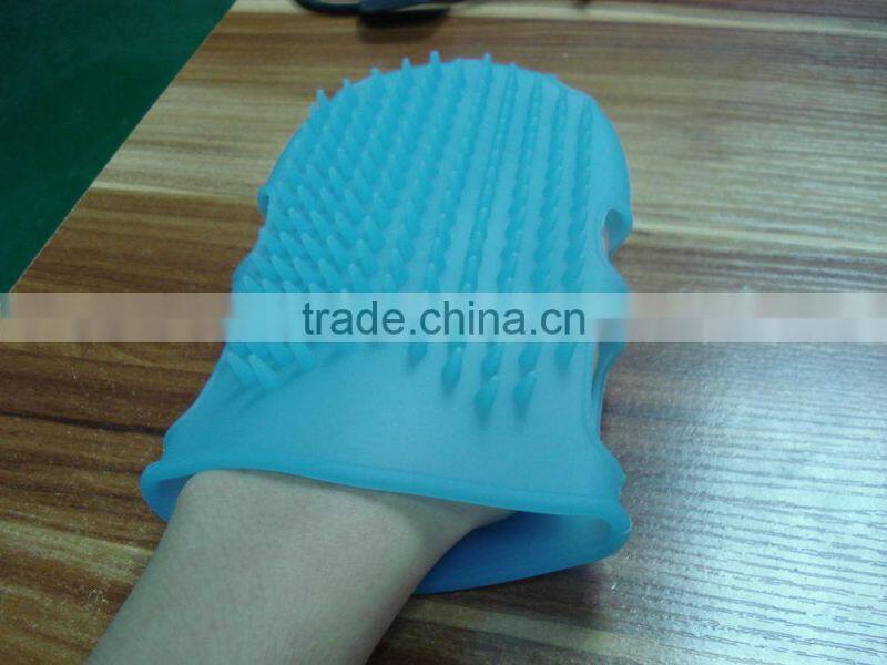 The new Europe wind bath special silicone glove