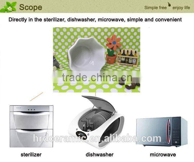 Chinese stock porcelain Bulk ceramic Dinner bowl