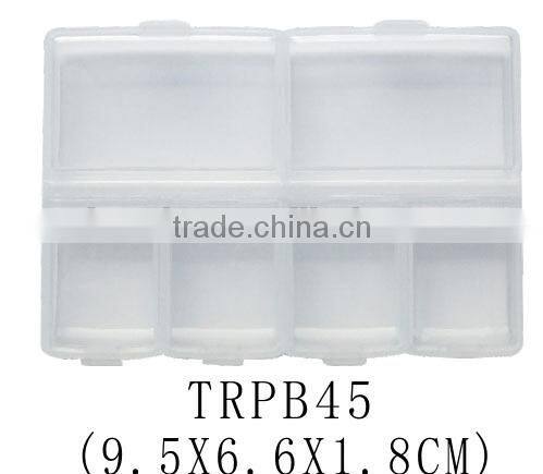 Plastic travel pill organizer pocket 6 departments pill box