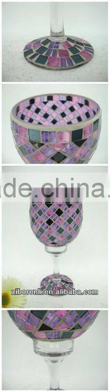 Modern Cheap Wedding Decoration Champagne Wine Glass Tall Purple Vases