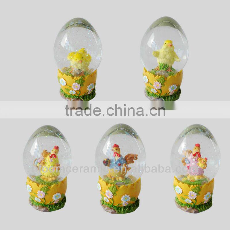 Polyresin custom halloween water globes