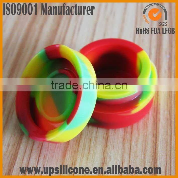 eco-friendly top quality nonstick factory silicone jars dab 5ml 7ml wax container butane oil hash silicone container