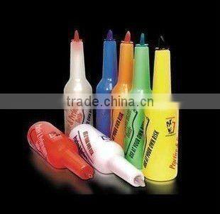 Hot plastic sauce bottle